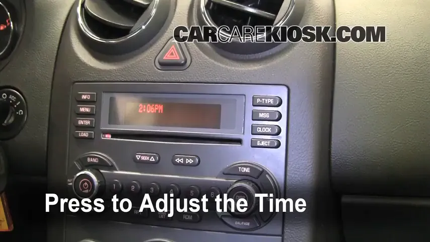 2007 Pontiac G6 3.5L V6 Horloge